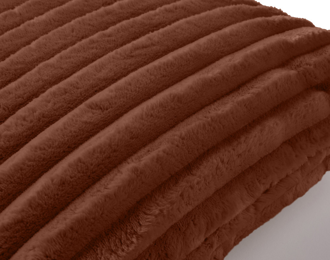 Coussin en velours côtelé grosses côtes 32x63 cm Colombine