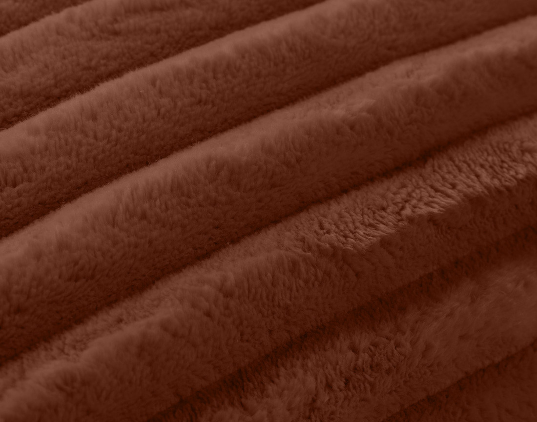 Coussin en velours côtelé grosses côtes 32x63 cm Colombine