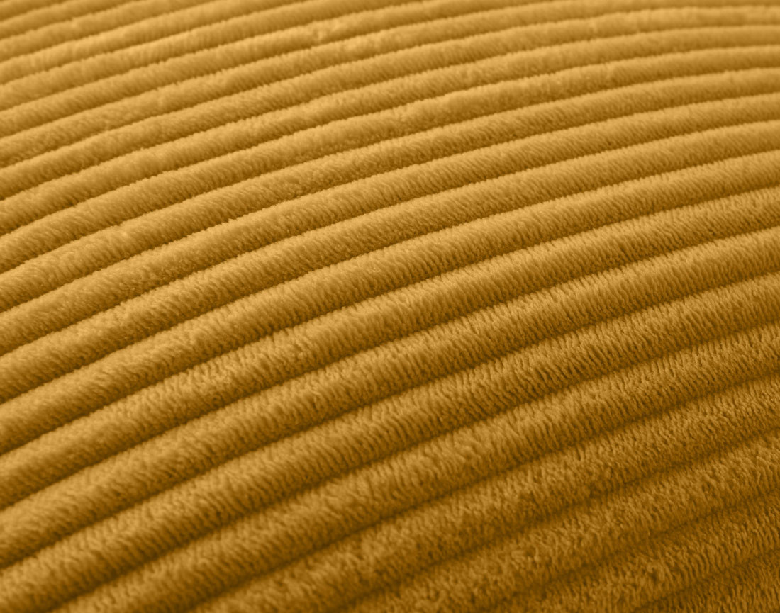 Coussin en velours côtelé 45x45 cm Onyx