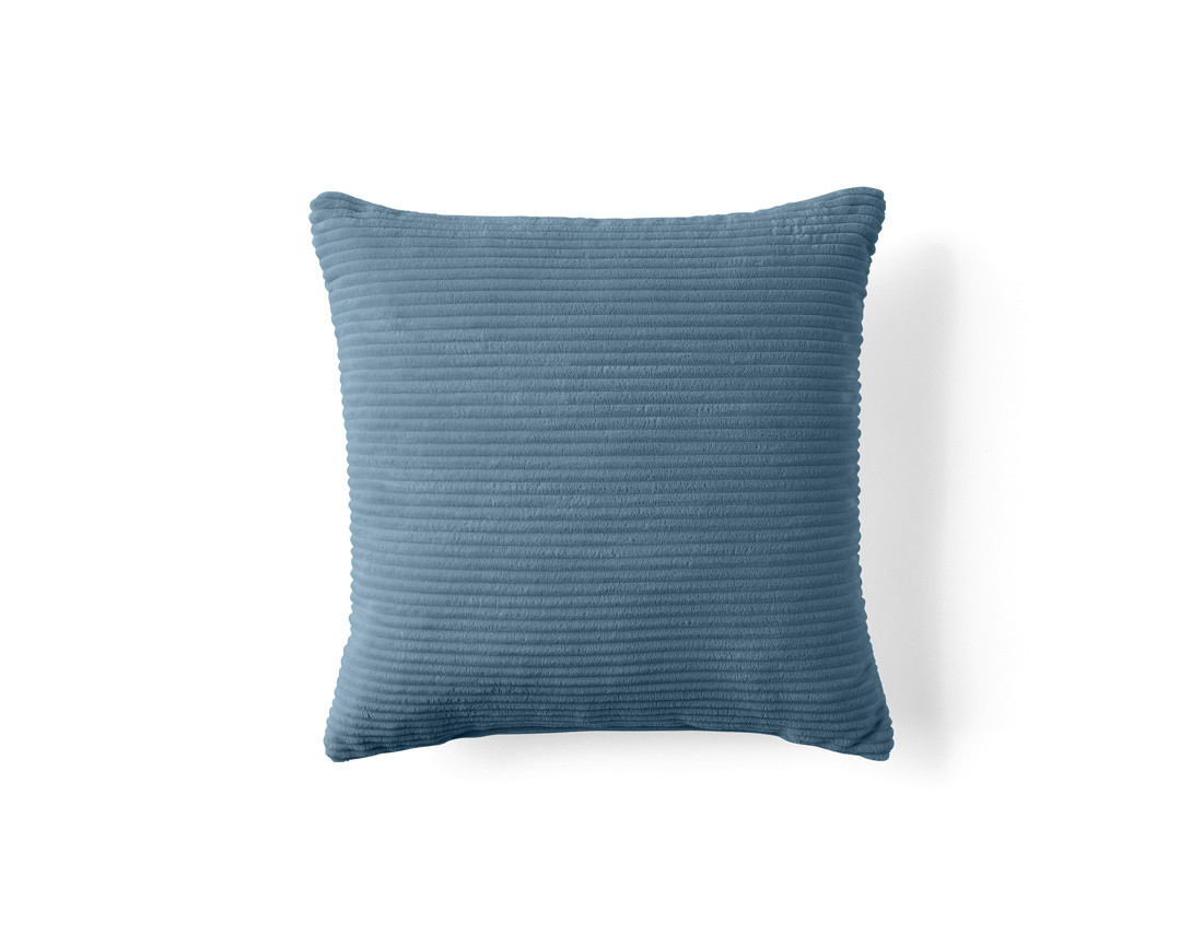 Coussin en velours côtelé 45x45 cm Onyx