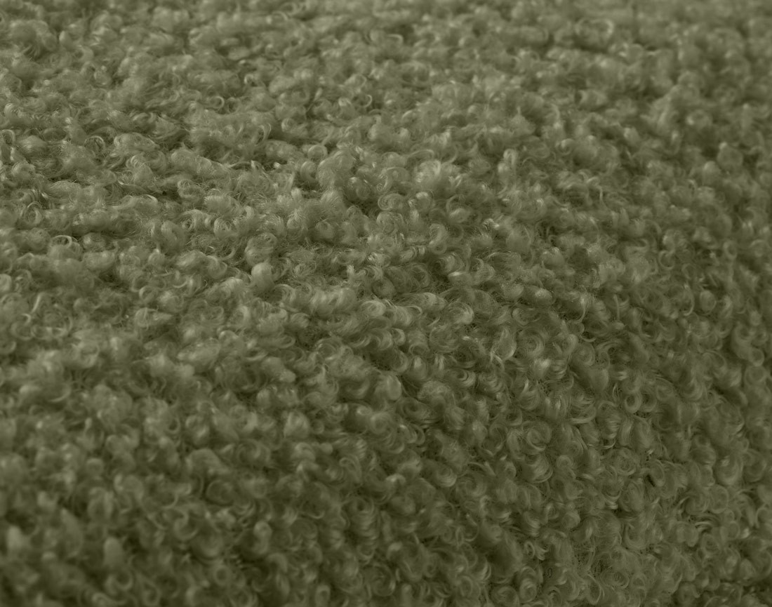 Coussin en tissu bouclette 40x40 cm Topaze