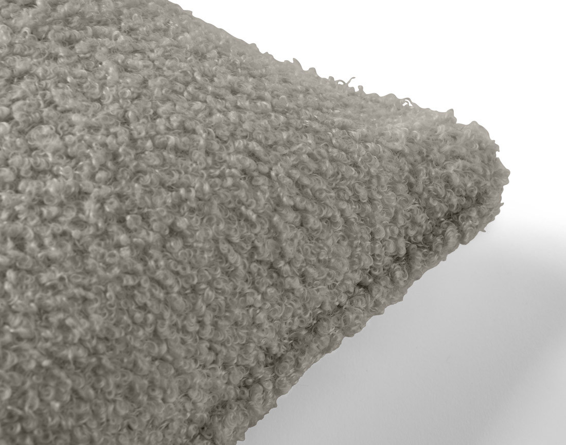 Coussin en tissu bouclette 40x40 cm Topaze