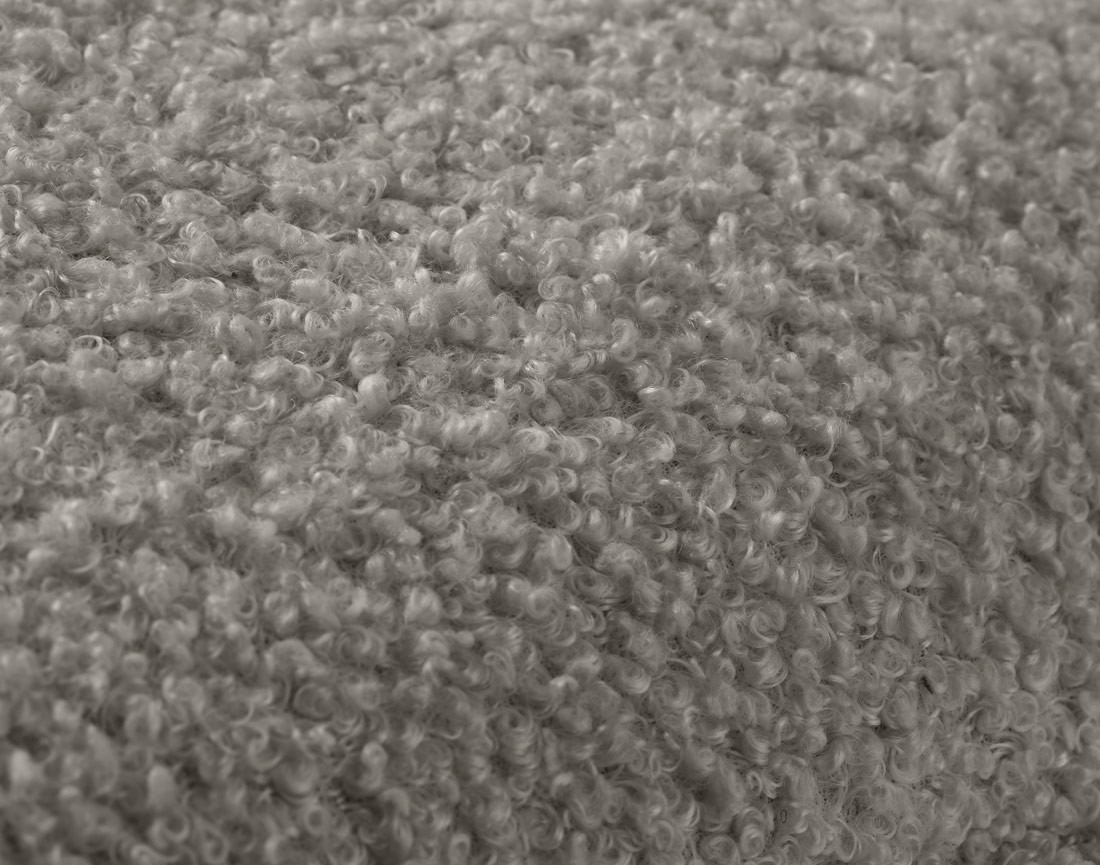 Coussin en tissu bouclette 40x40 cm Topaze