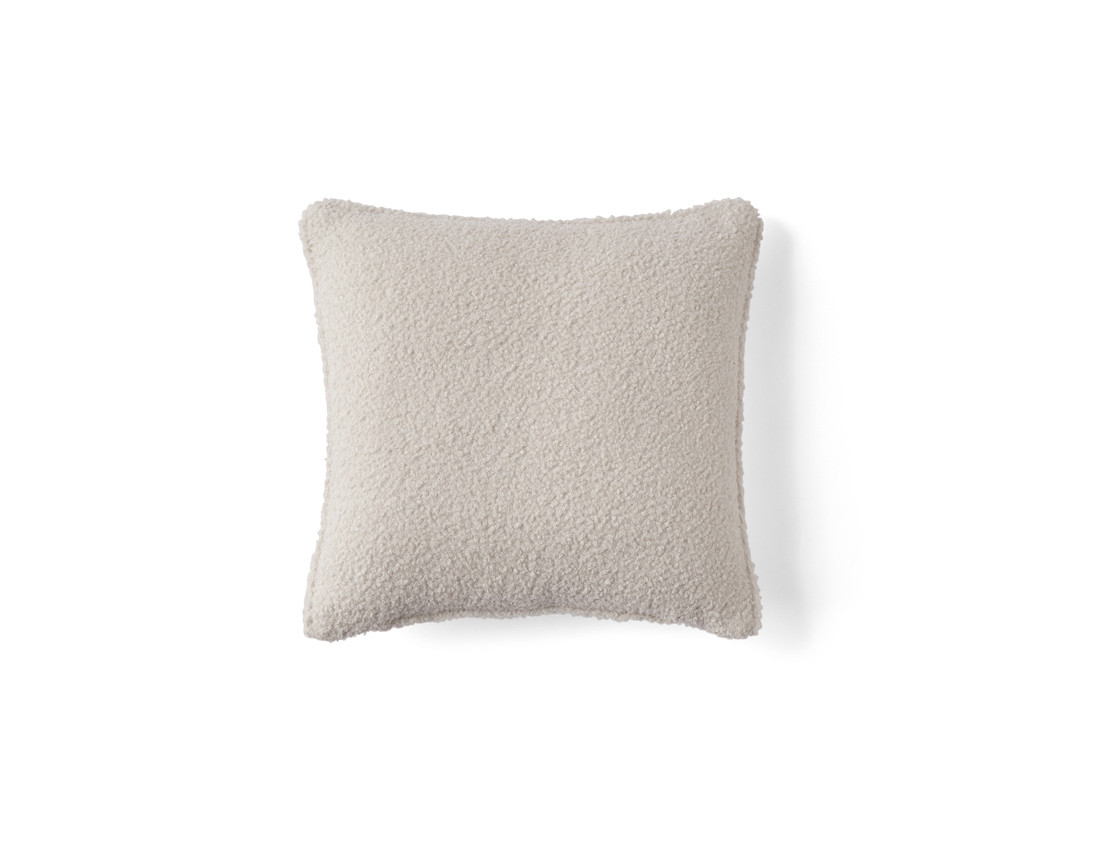 Coussin en tissu bouclette 40x40 cm Topaze
