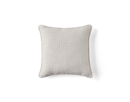 Coussin en tissu velours relief 40x40 cm Topaze