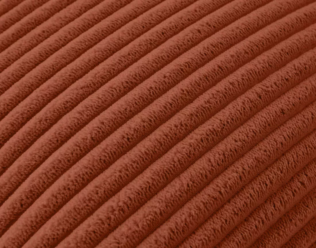 Coussin en velours côtelé 40x40 cm Topaze
