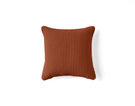 Coussin en velours côtelé 40x40 cm Topaze