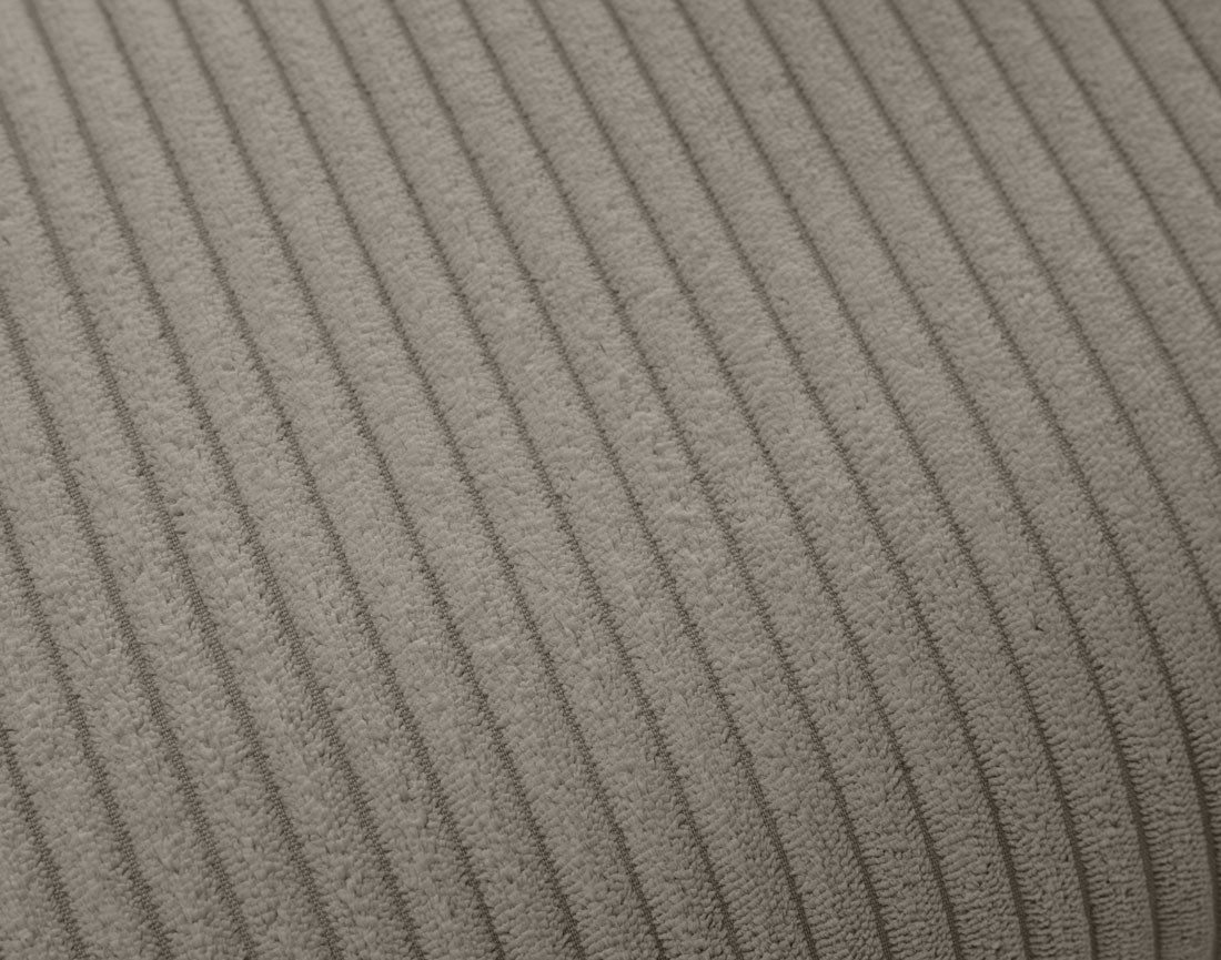 Canapé panoramique convertible, en velours côtelé 7 places Henry