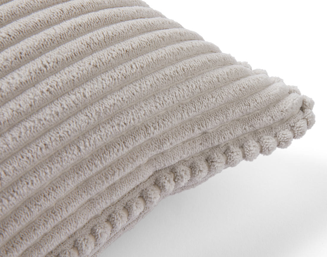 Coussin en velours côtelé 40x40 cm Topaze