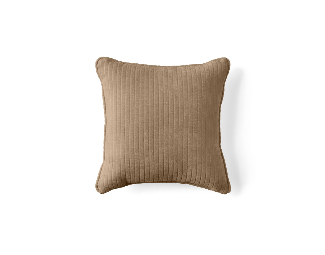 Coussin en velours côtelé plat 40x40 cm Topaze