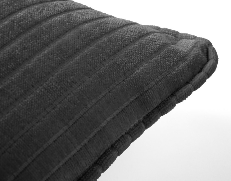 Coussin en velours côtelé...