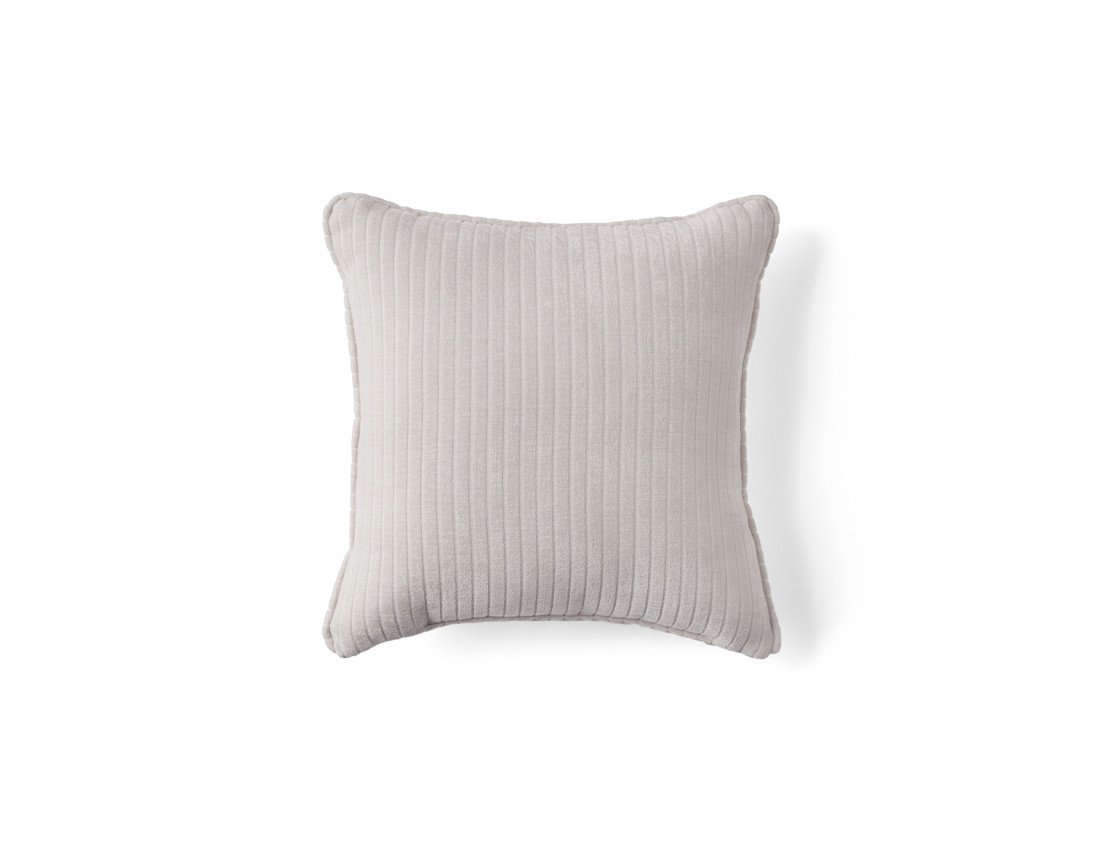 Coussin en velours côtelé plat 40x40 cm Topaze