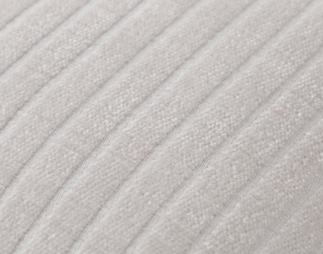 Coussin en velours côtelé plat 40x40 cm Topaze