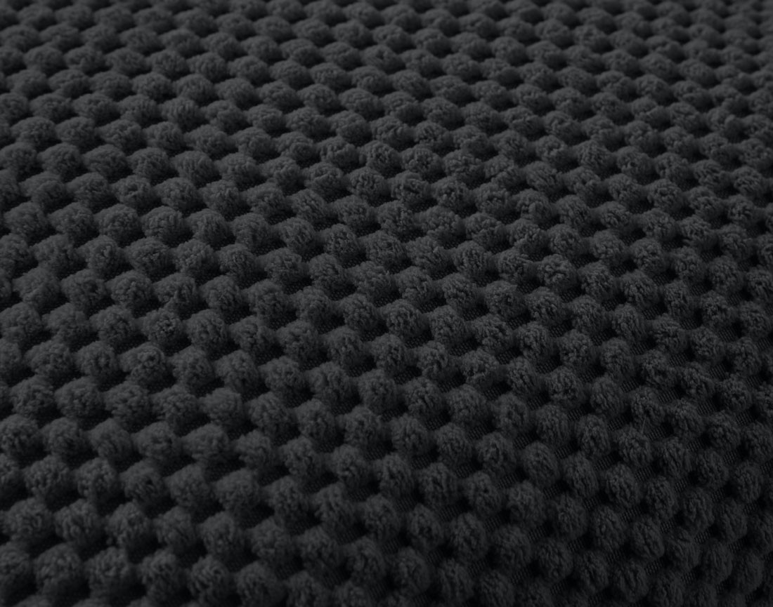 Coussin velours texturé 40x40 cm Topaze