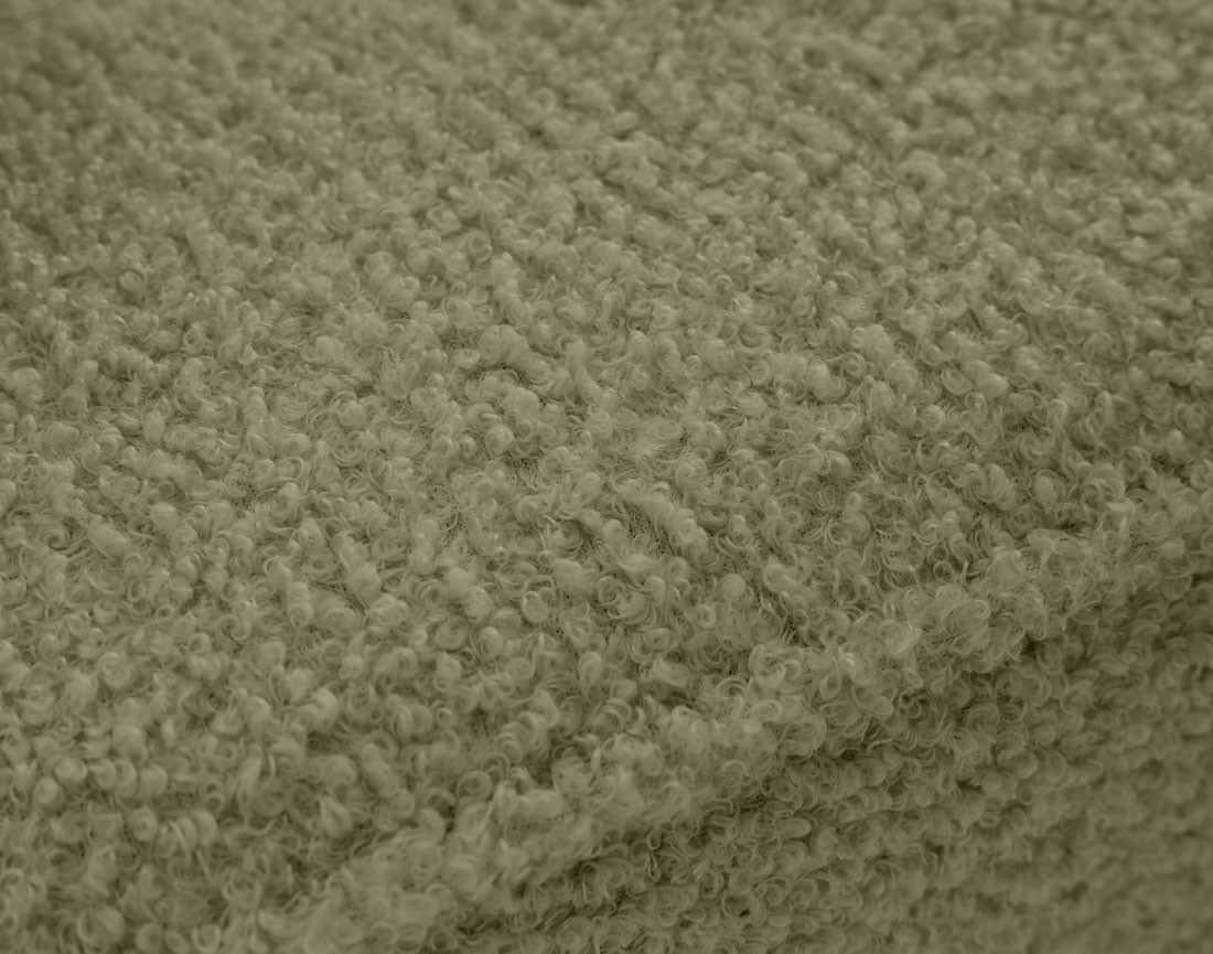 Canapé 3 places convertible avec coffre en tissu bouclette Topaze