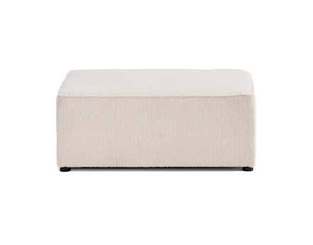 Pouf en tissu bouclette Topaze