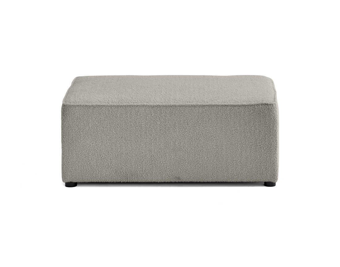 Pouf en tissu bouclette Topaze