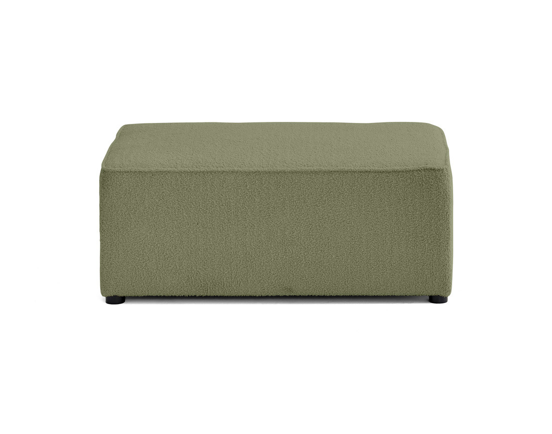 Pouf en tissu bouclette Topaze