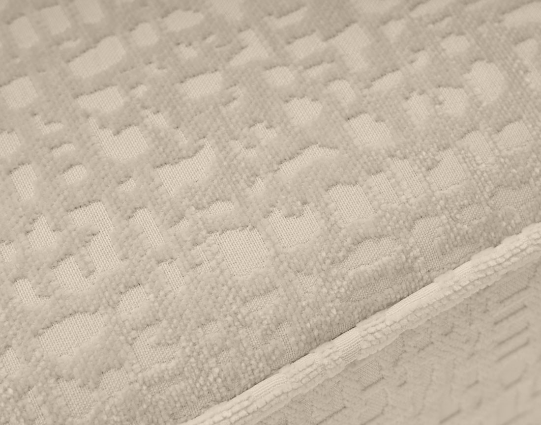 Canapé 3 places convertible avec coffre en tissu velours relief Topaze