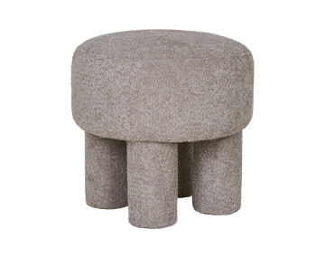 Pouf en tissu bouclette Minna