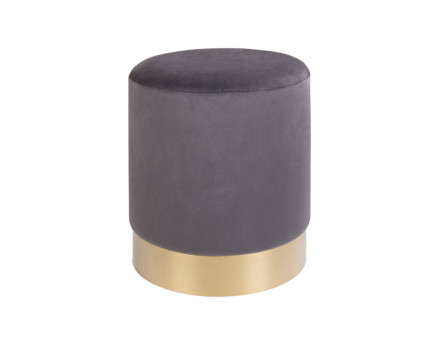 Pouf en velours Velana