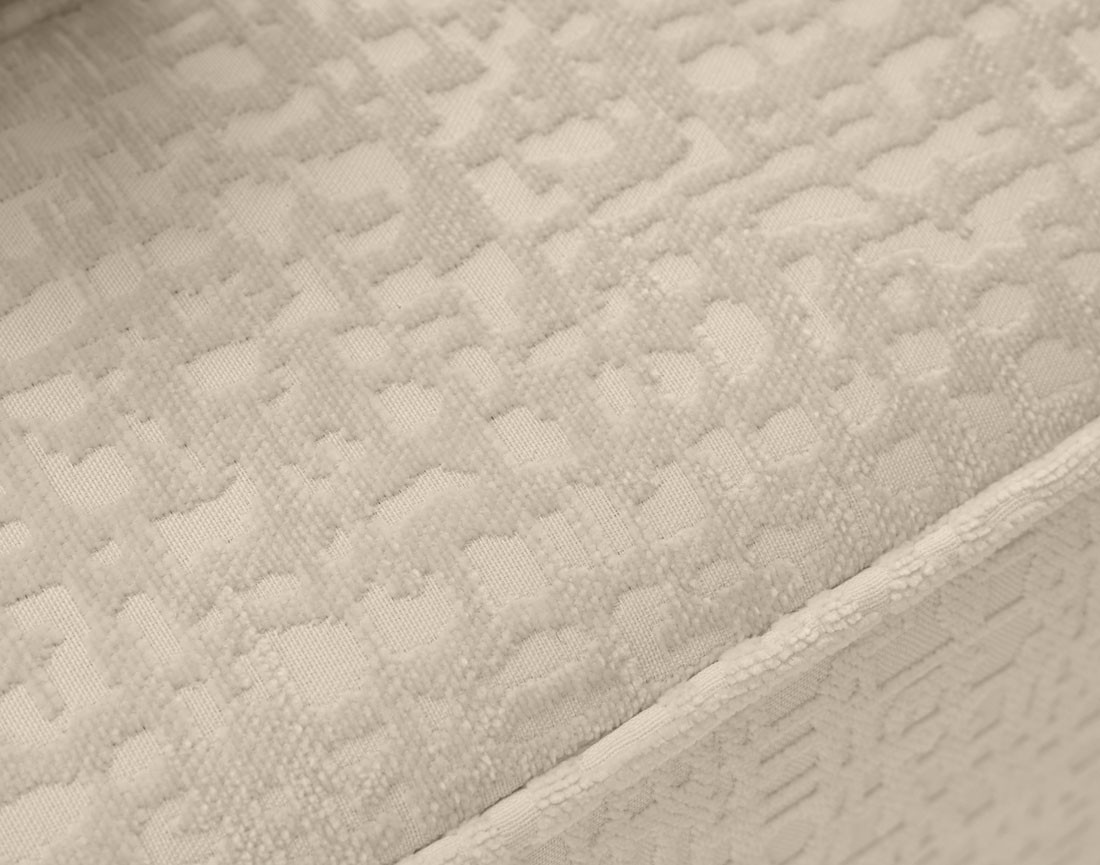 Canapé d'angle réversible 4 places convertible avec coffre en tissu velours relief Topaze