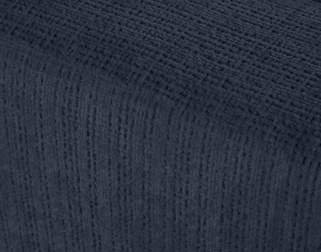 Canapé panoramique convertible avec coffre en velours texturé Miro