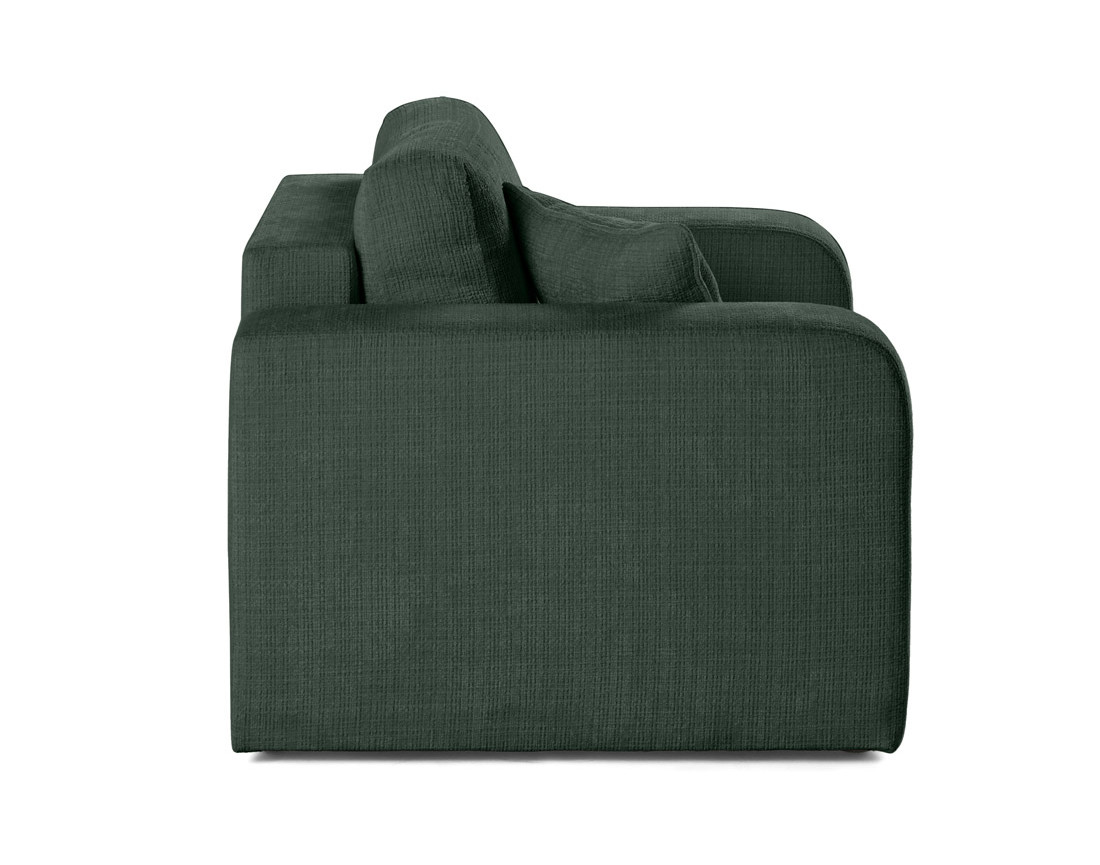 Fauteuil en velours texturé Miro