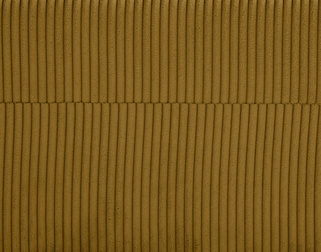 Canapé panoramique en U 7 places convertible avec coffre en velours côtelé Mike