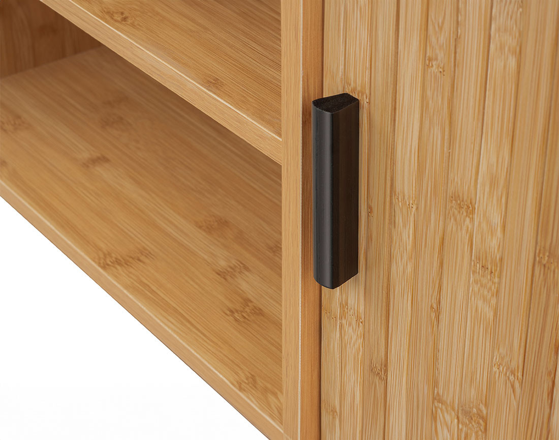 Meuble TV bambou 140 cm Kofu