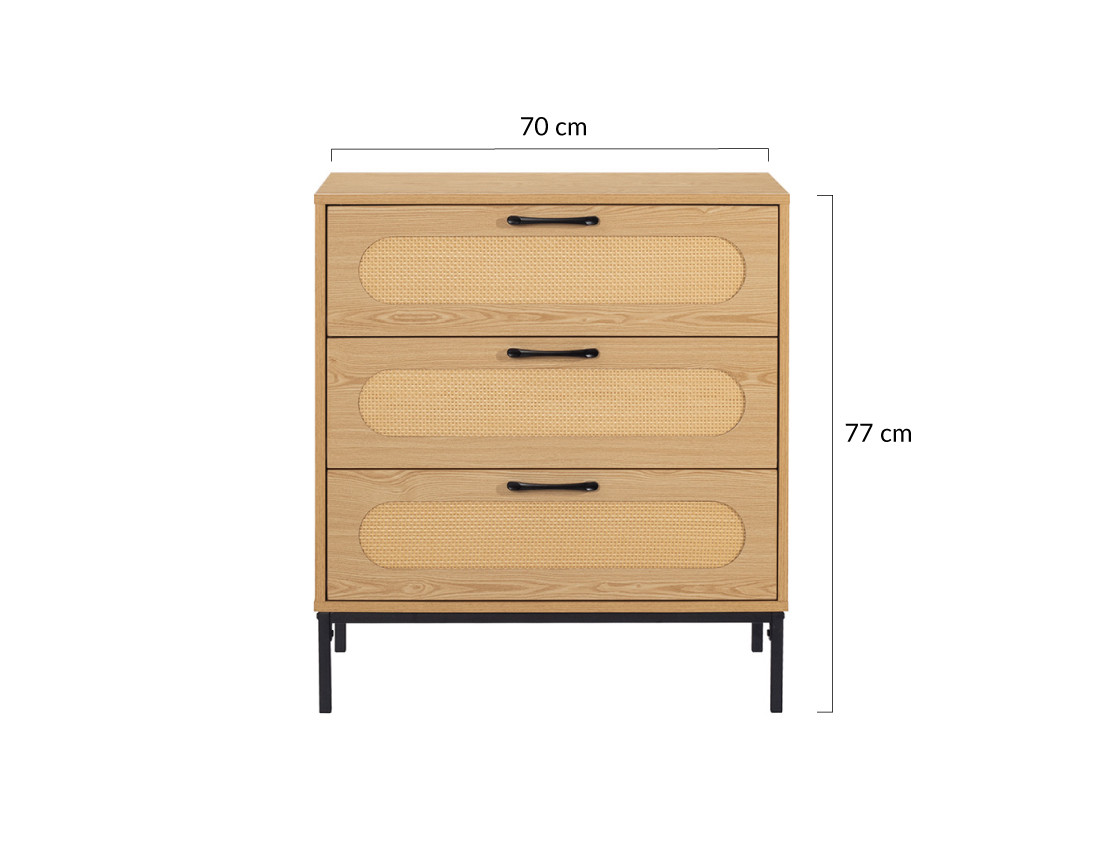Commode bois 70 cm Nagato