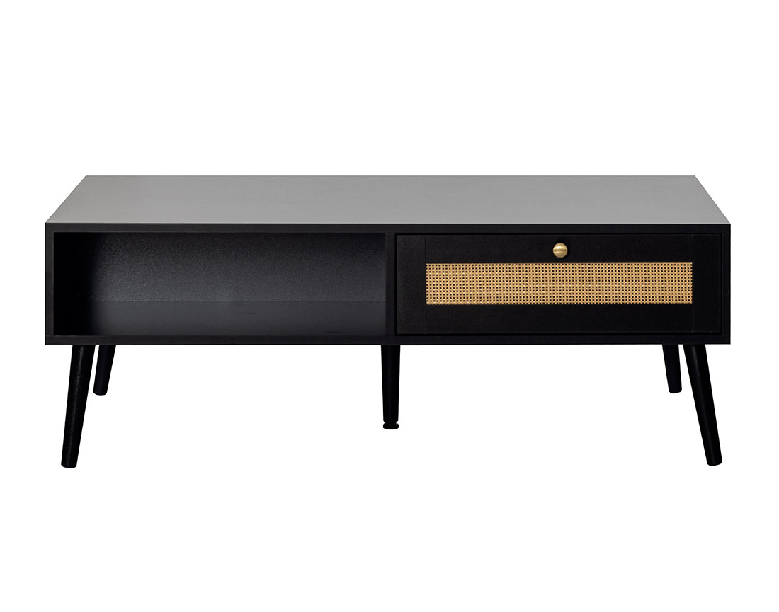 Table basse noir 110 cm Goto
