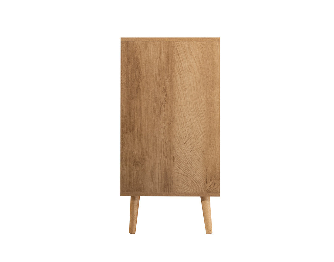 Buffet haut bois et cannage 80 cm Goto