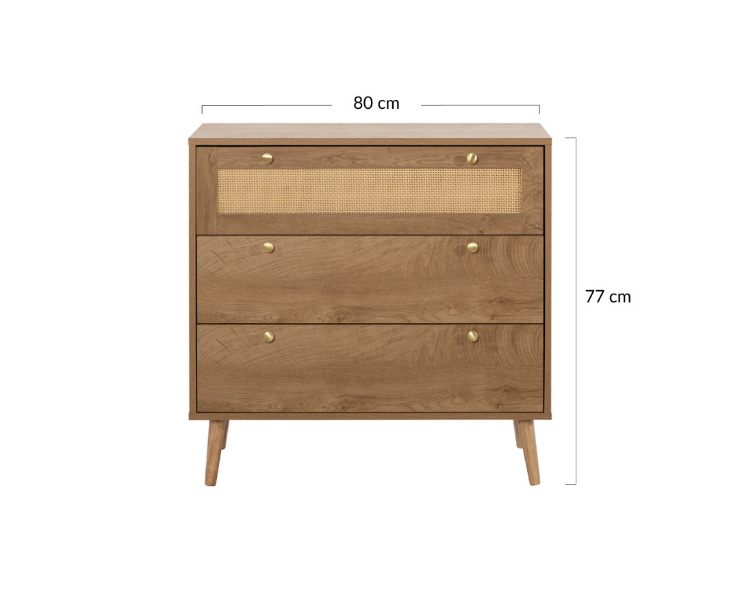 Commode bois 80 cm Goto