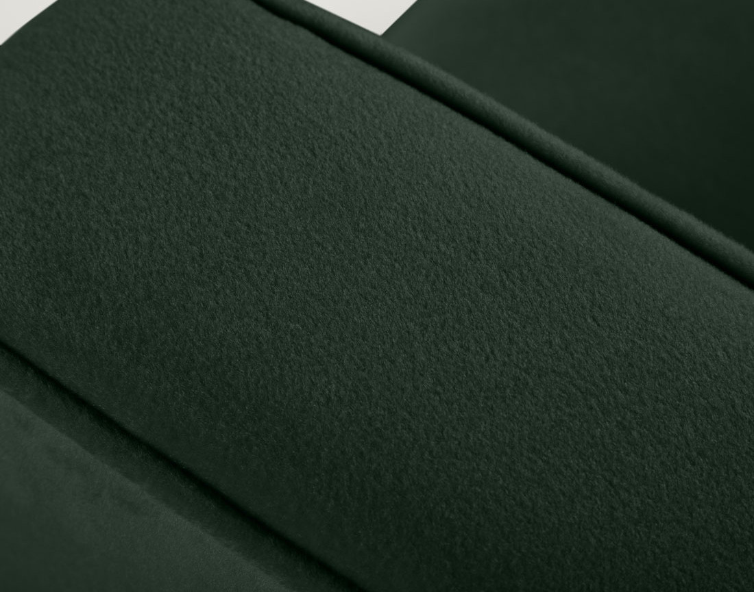 Fauteuil en velours Flamingo