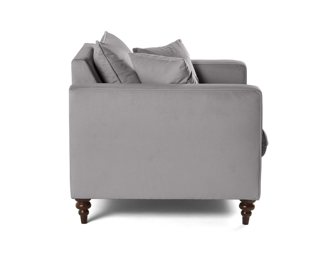 Fauteuil en velours Flamingo