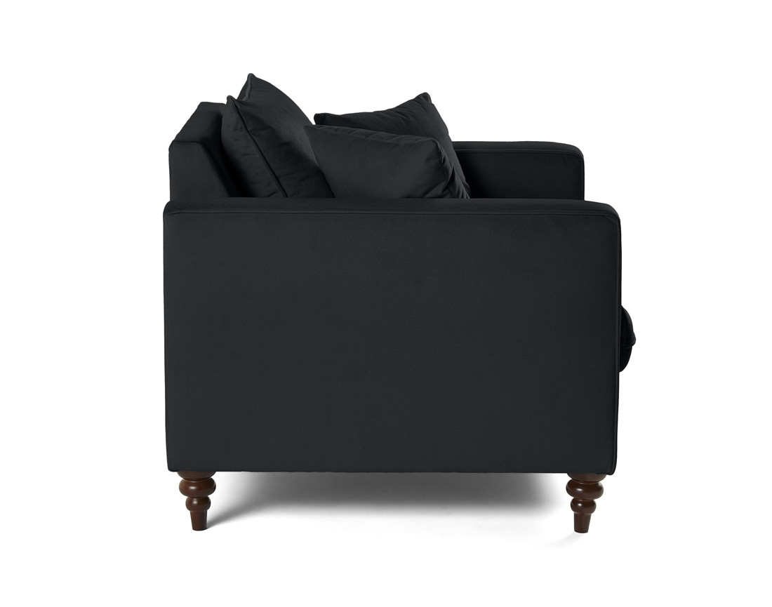 Fauteuil en velours Flamingo