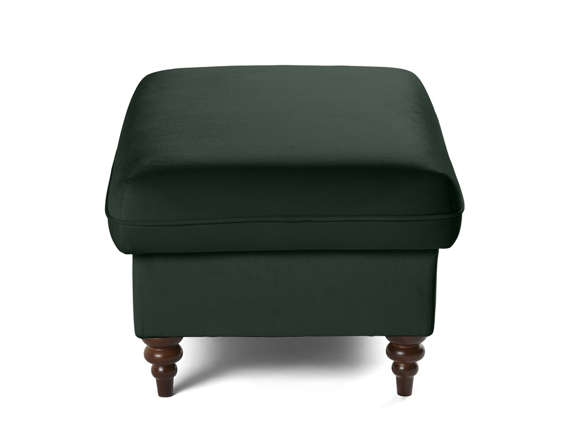 Pouf en velours Flamingo