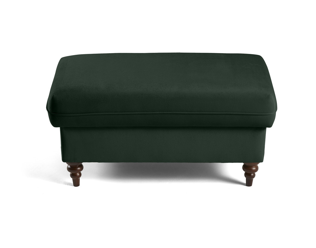 Pouf en velours Flamingo