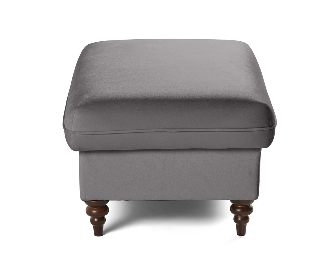 Pouf en velours Flamingo