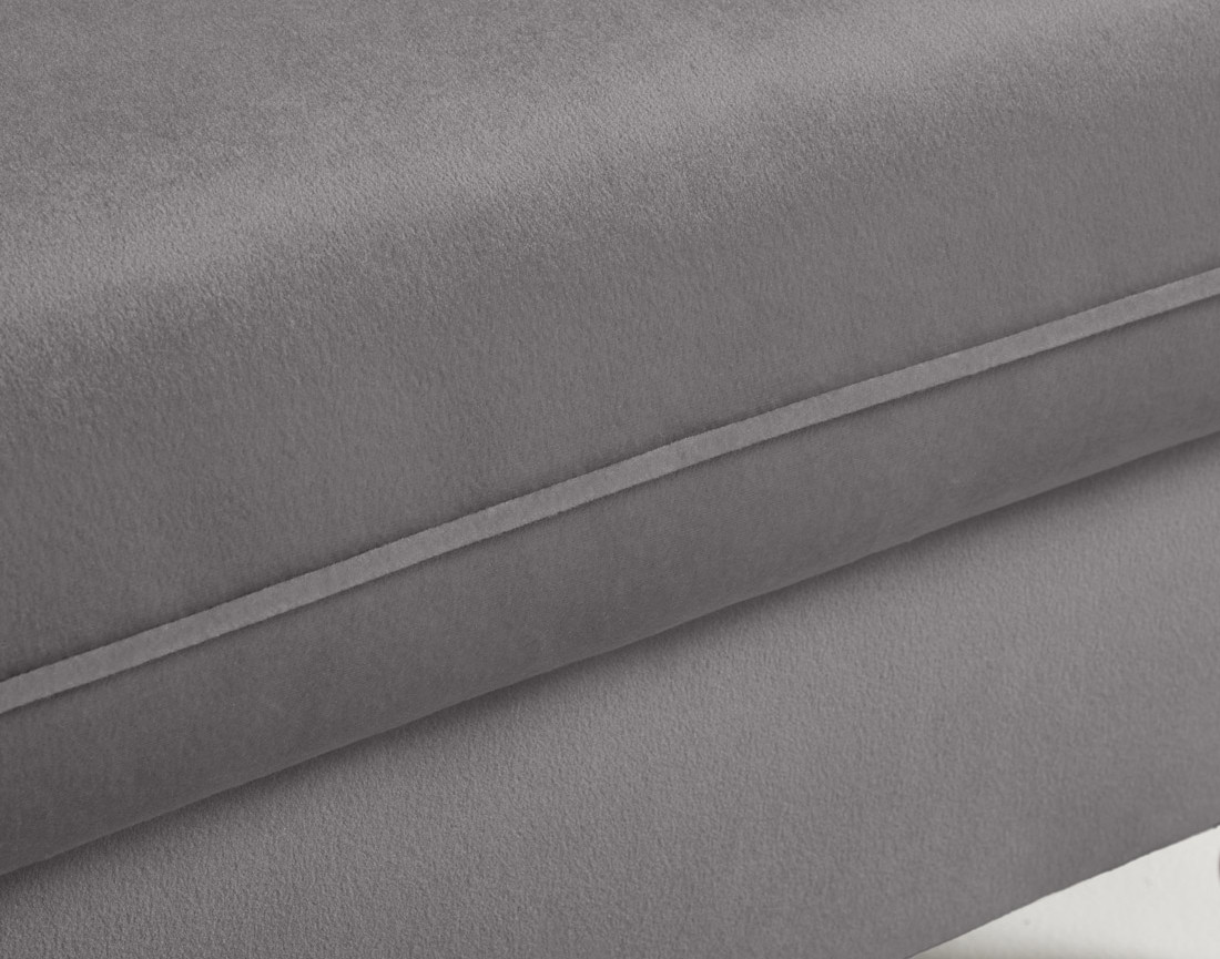 Pouf en velours Flamingo