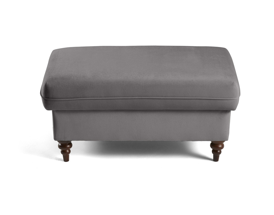 Pouf en velours Flamingo