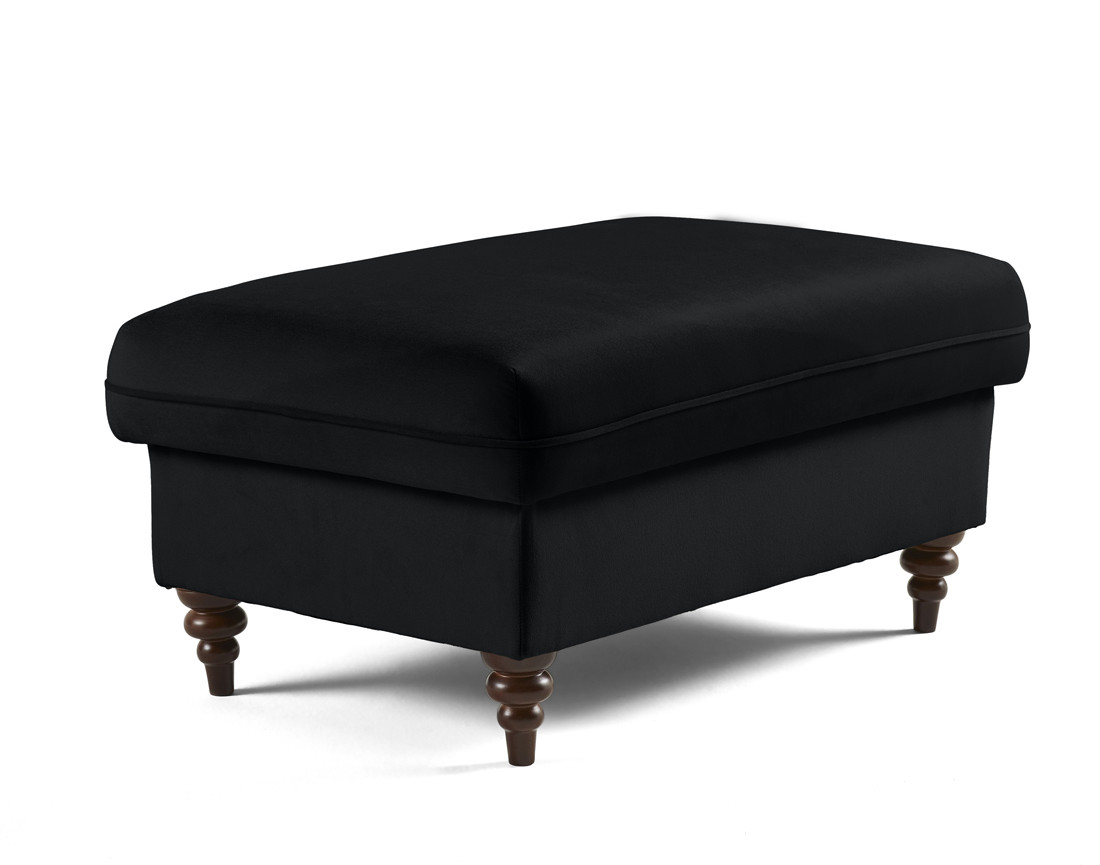 Pouf en velours Flamingo