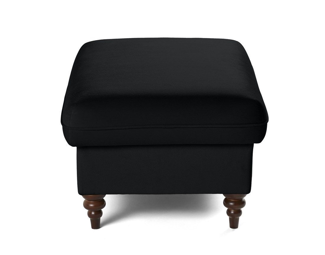 Pouf en velours Flamingo