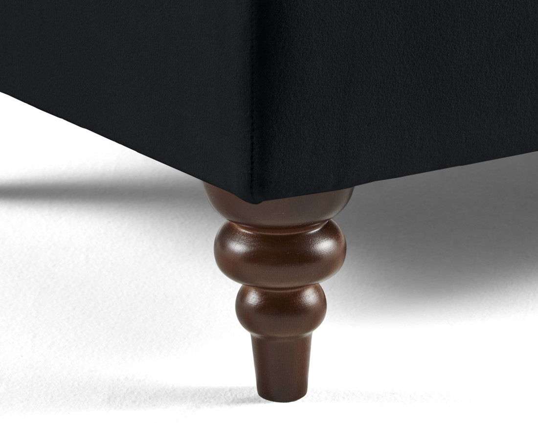 Pouf en velours Flamingo