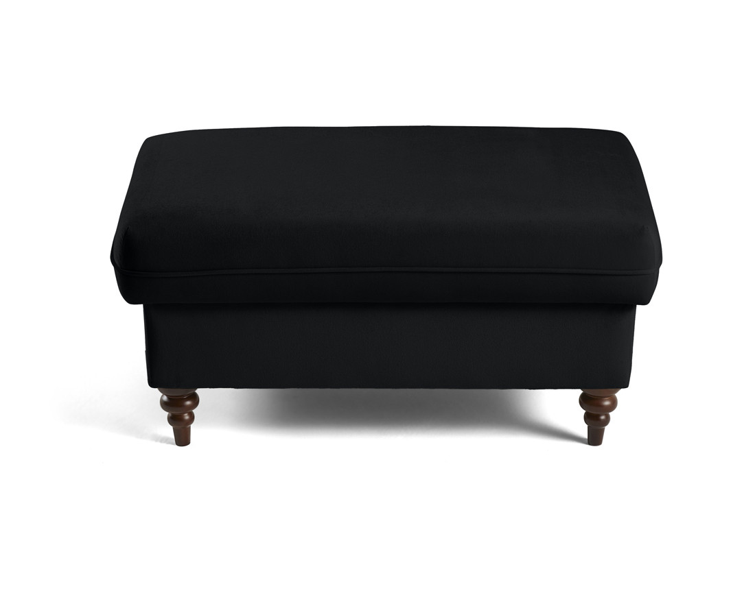 Pouf en velours Flamingo