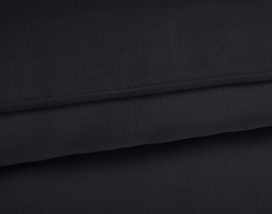 Canapé d'angle gauche 4 places convertible en velours Flamingo