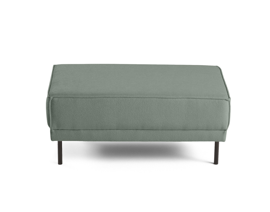 Pouf pieds hauts en tissu Charlie