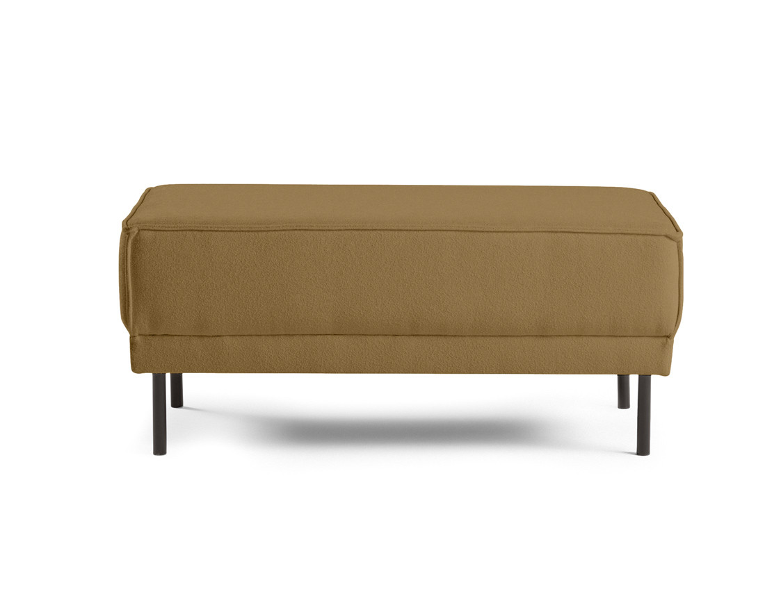 Pouf pieds hauts en tissu Charlie