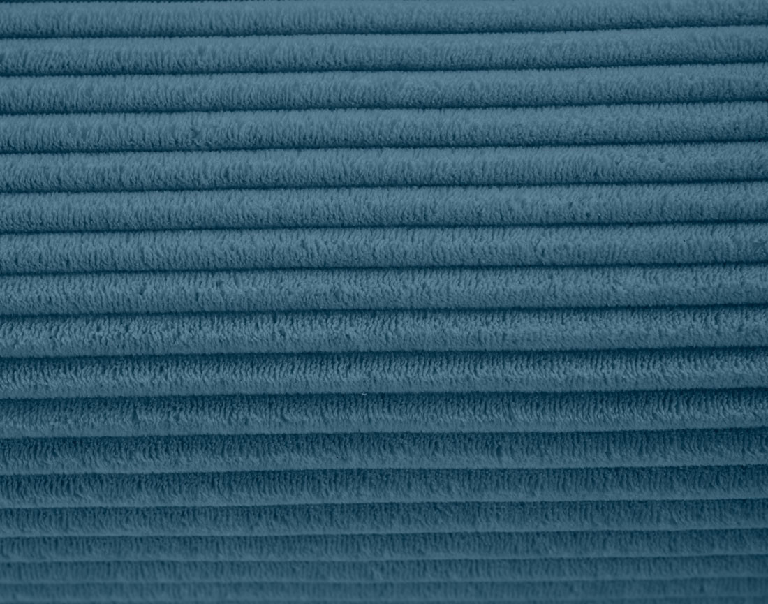 Lit coffre 140x190 cm en velours côtelé sommier inclus Onyx